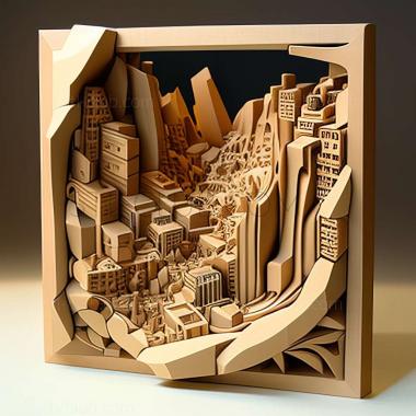 3D model Urban landscape (STL)